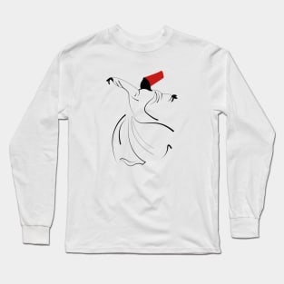 Sufi / Rumi Style Art Long Sleeve T-Shirt